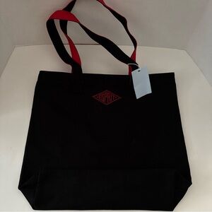 ESPRIT Vintage Throw-back 90's Red Black Canvas Tote NWT Authentic